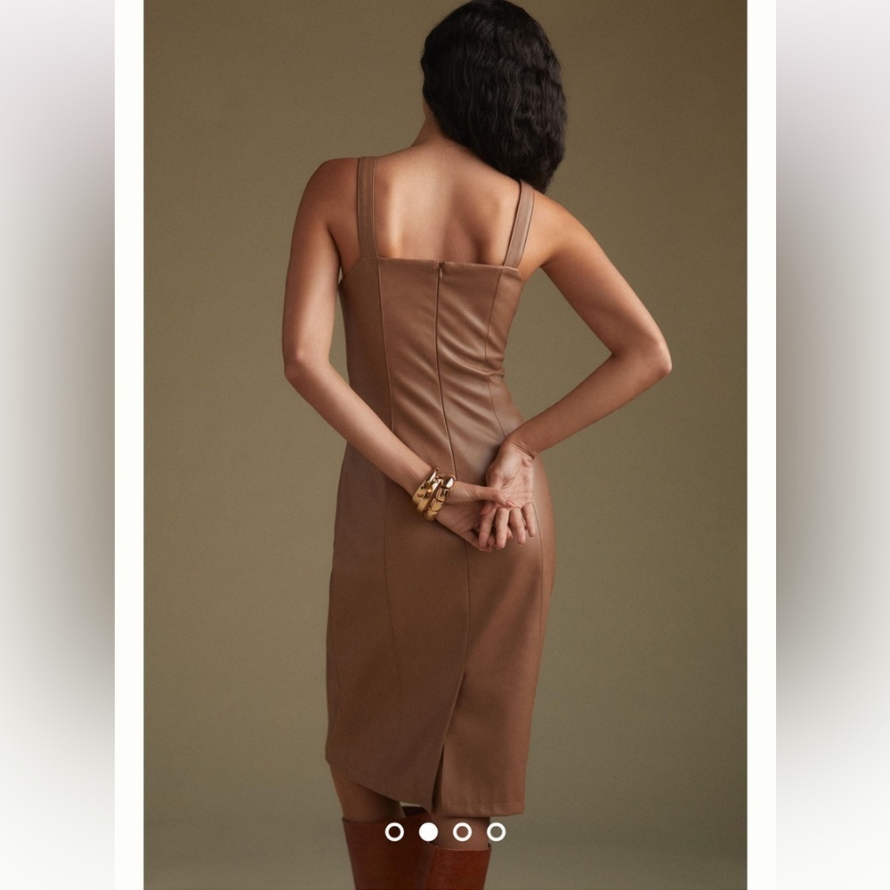 Anthropologie NWT Avec Les Filles Faux Leather
Cutout Dress Size XXS. - Picture 3 of 10